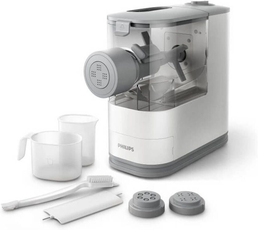 Philips Pastamachine HR2345 19 150W 100% automatisch 450g in 18min 4 pastaschijven Makkelijk schoon te maken