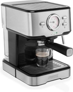 Princess 249412 Espressomachine – Met melkopschuimpijpjes voor cappucino en latte macchiato – 2 kopjes