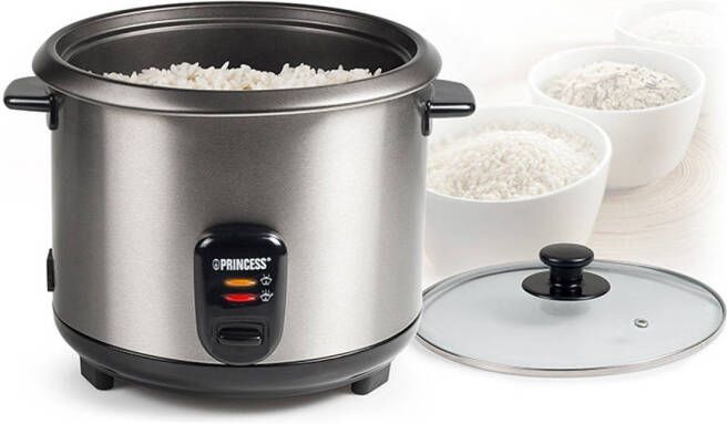 Princess Rijstkoker 271950 1.8 Liter 8 tot 10 personen droogkookbeveiliging en warmhoudfunctie