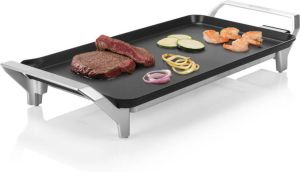 Princess Table Chef Premium 103100 – Bakplaat Grillplaat 43x23 cm Regelbare thermostaat 2000 Watt