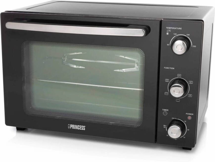 Princess Heteluchtoven 1500 W 32 L zwart