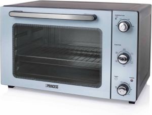 Princess 112754 Heteluchtoven Vrijstaande oven Zwart Inhoud 45 liter