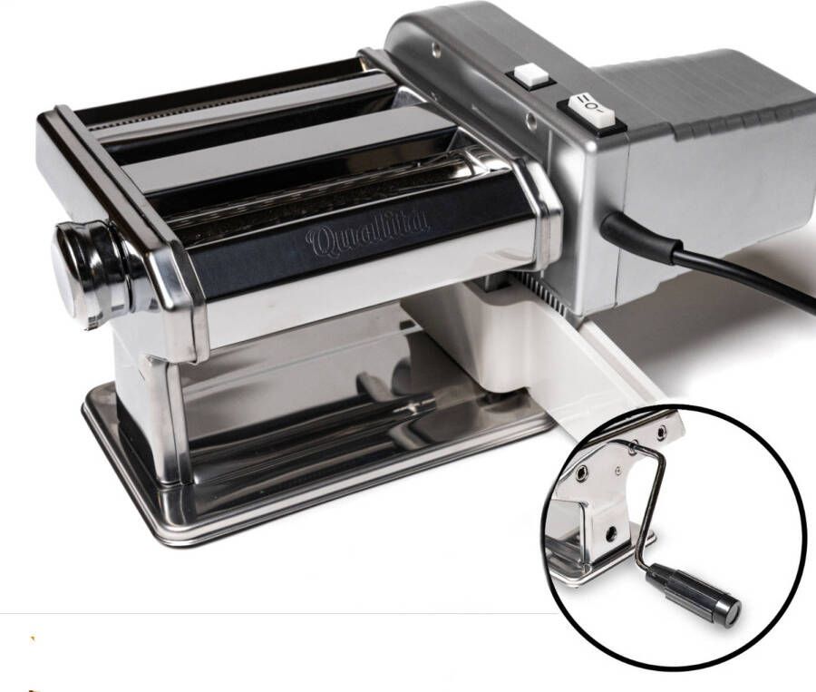 Qualita Qualitá Pastamachine Elektrisch – Pasta maker – Pasta Machine – RVS