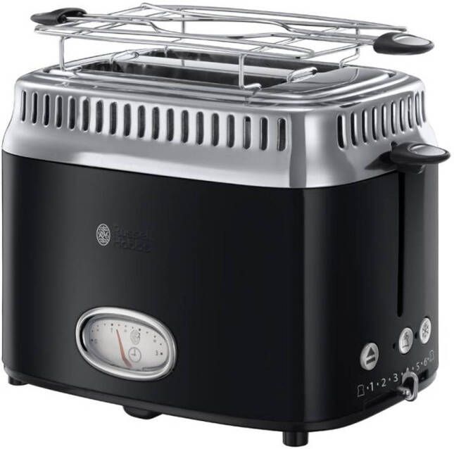 Russell Hobbs 21681-56 Retro Classic Noir Broodrooster Zwart