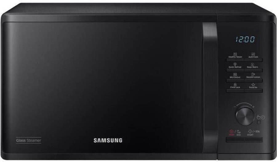 Samsung Solo Microwave MS23K3555E Black 23L Elektronische regeling + knop Houd houderfunctie