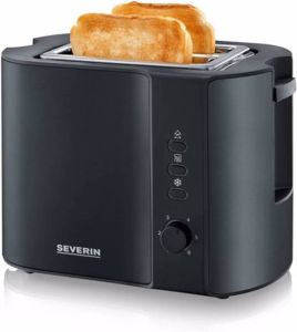 Severin AT 9552 Broodrooster Mat zwart
