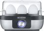 Severin EK 3163 Eierkoker Electrisch 3 eieren zilver zwart - Thumbnail 1