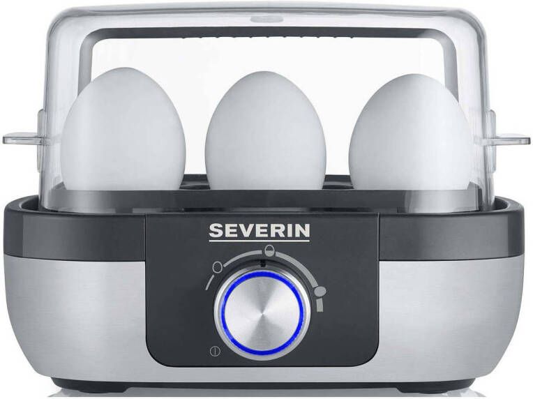 Severin Ek 3167 Eierkoker Voor 6 Eieren Pocheerfunctie Rvs