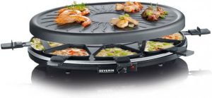 Severin RG2681 Raclette Party Grill 8 mini pannen