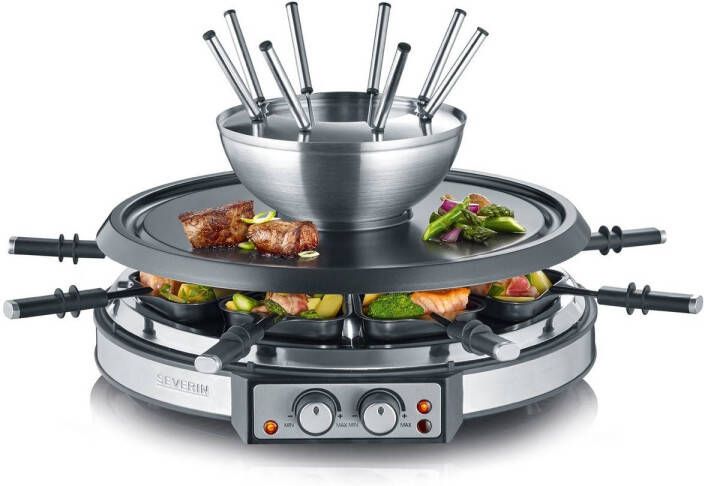 Severin Raclette Fondue RG9948 | Gourmet&Raclette | Keuken&Koken Fun cooking | 4008146029752