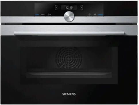 Siemens iQ700 CM633GBS1 Inbouw oven met magnetron