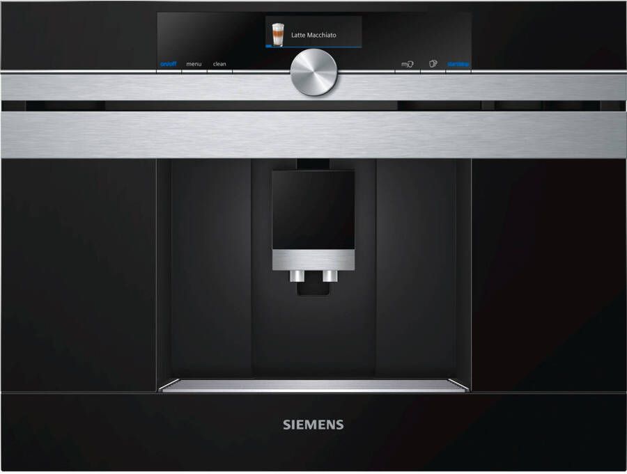 Siemens CT636LES6 iQ700 Inbouw espresso volautomaat HomeConnect WiFi