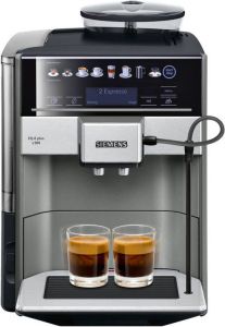 Siemens EQ6 Plus s500 TE655203RW Volautomatische espressomachine Grijs RVS
