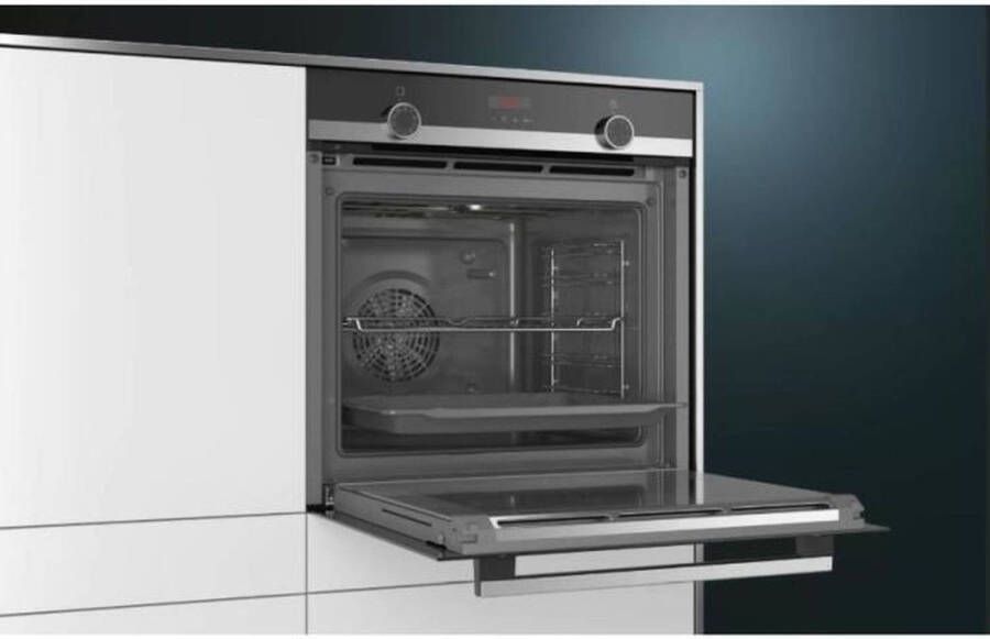 Siemens HB573ABR0-Multifunctionele Elektrische Oven-Pulsed Air-71 L-Pyrolyse-A-Roestvrij Staal