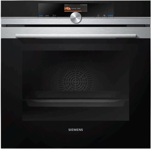 Siemens HB676G0S1 Inbouw oven RVS Zwart