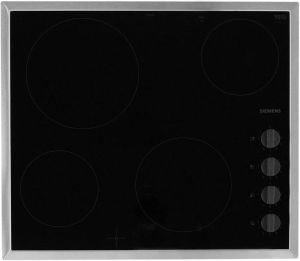 Siemens iQ100 ET645CEA1E elektrische kookplaten Zwart