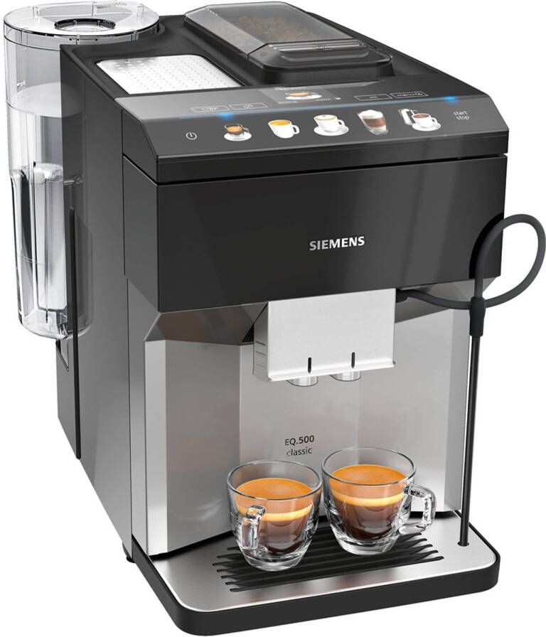 Siemens EQ500 TP507R04 Volautomatische espressomachine Met kopverwarmer Grijs