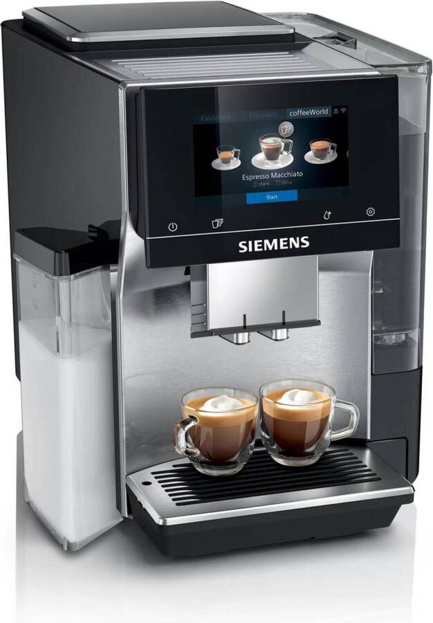 SIEMENS Volautomatisch koffiezetapparaat EQ.700 integral TQ707D03 Full-touchscreen tot 30 individuele koffiefavorieten