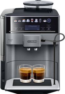 Siemens EQ.6 Plus s100 TE651209RW Volautomatische espressomachine Grijs