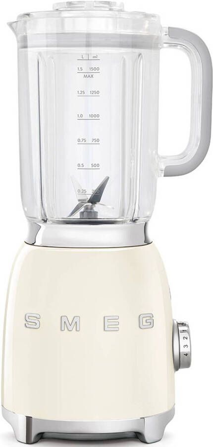 Smeg BLF01CREU Blender Créme 800W 1 5L Jaren '50 stijl