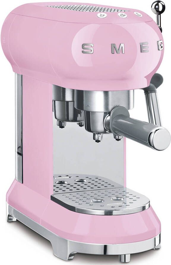 Smeg ECF01PKEU Roze | Espressomachines | Keuken&Koken Koffie&Ontbijt | 8017709266813
