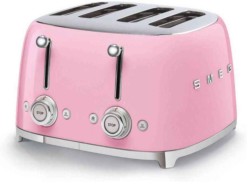 Smeg TSF03PKEU Roze | Broodroosters | Keuken&Koken Keukenapparaten | 8017709263393