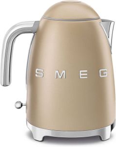 Smeg waterkoker KLF03CHMEU 1.7 liter mat champagne
