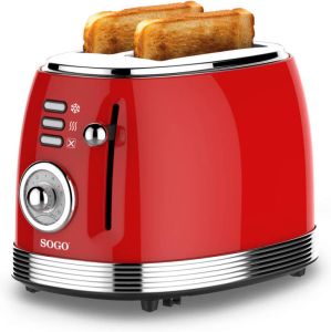 Sogo 5460 Retro Broodrooster 2 extra brede sleuven