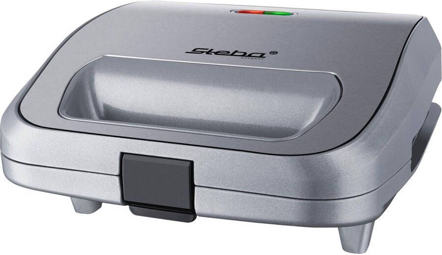 Steba SG65 Snackmaker 3-in-1 Tosti Croque Grill Panini Wafel Zilver