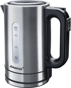 Steba WK21 Waterkoker 1 7L Temperatuurinstelling met kleur RVS