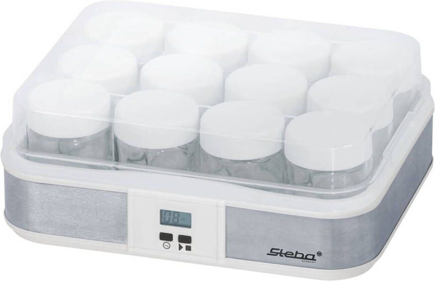 Steba JM2 Yoghurtmaker Inclusief 12 potjes 21 Watt totaal 2.4 liter