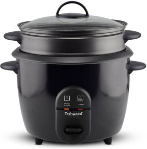 Techwood 1826 Rijstkoker Stoomkoker 2-in-1.8 L
