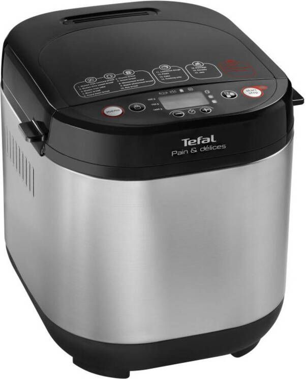 Tefal Broodbakmachine Pain&Délices PF240E 3 broodformaten & bruiningsgraden ook voor koek- pizza- pastadeeg