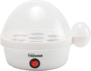 Tristar EK-3074 Eierkoker – Geschikt voor 7 eieren – Inclusief maatbeker 7 eierprikker Wit