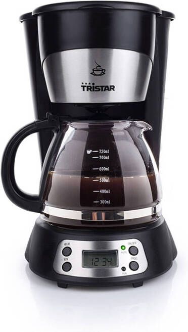Tristar Koffiezetapparaat CM-1235 Filter-koffiezetapparaat 7 kopjes Timer Functie Zwart
