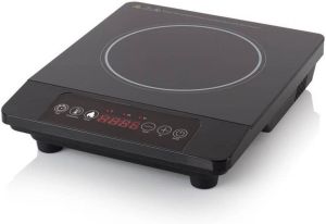 Tristar IK-6178 Elektrische Kookplaat Inductie kookplaat Vrijstaande Elektrische Kookplaat 1 kookzone Digitale bediening Zwart