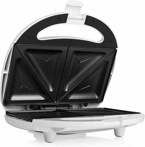 Tristar SA-3052 Tosti-ijzer – Geschikt voor 2 tosti s Antiaanbaklaag Tosti apparaat Wit