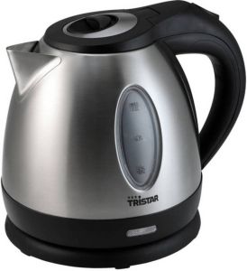 Tristar Waterkoker WK-1323 1.2 liter met Oververhittingsbeveiliging en Droogkookbeveiliging met Filtersysteem RVS