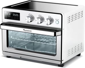 TurboTronic AF32DRD Airfryer XXL en Oven – Heteluchtfriteuse 32 Liter – Zilver