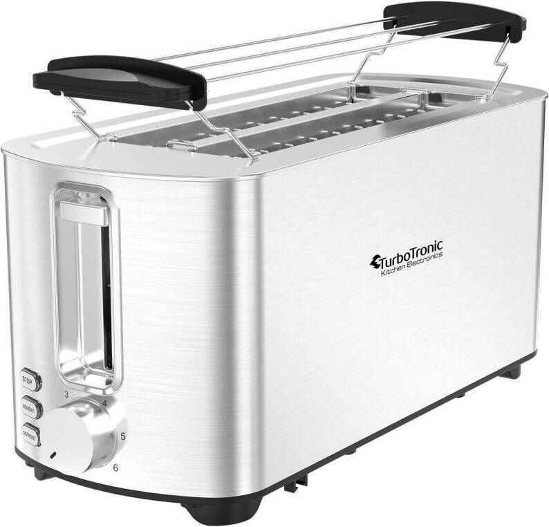 TurboTronic BF13 Broodrooster Toaster 4 Boterhammen RVS
