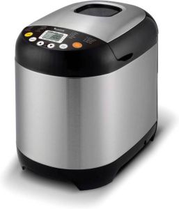 TurboTronic BM100 Broodbakmachine 19 Bakprogramma's RVS Zwart