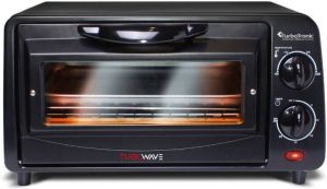 TurboTronic EV9 RVS Elektrische Oven 800W 9 Liter Zwart
