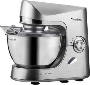 TurboTronic TT-002 Keukenmachine Mixer 5 Liter Zilver
