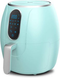 TurboTronic AF3D Digitale Airfryer Heteluchtfriteuse 3L Turquoise