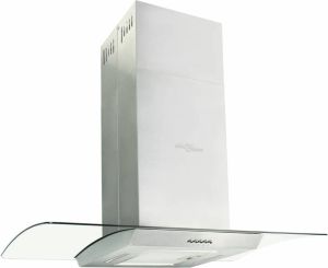 VidaXL Eilandafzuigkap 756 M³ u Led 90 Cm Roestvrij Staal