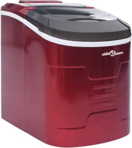 VidaXL IJsblokjesmachine 2 4 L 15 kg 24 u rood