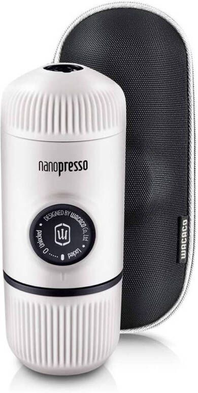 Wacaco Draagbare Koffiemachine Nanopresso Chill Wit + Koffiekoffer