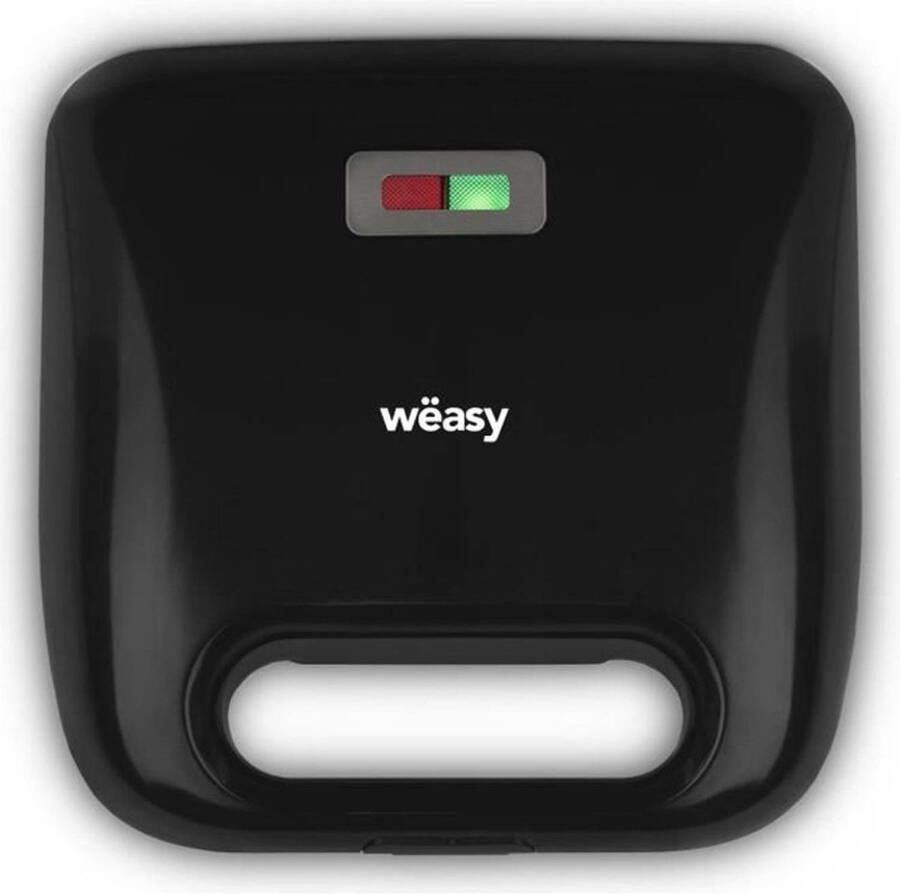 WEASY JOY600 4-in-1 tosti-ijzer 4 verwisselbare platen 750W Indicatielampje Antiaanbaklaag
