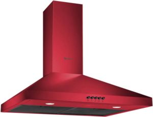 Wiggo WE-E543R(RB) Wandschouw Afzuigkap 50cm Rood