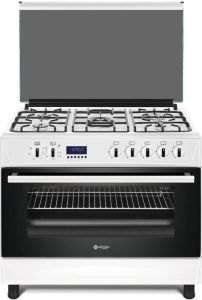 Wiggo WO-E909R(WW) Serie 9 90 cm Gasfornuis 5 kookzones Wit
